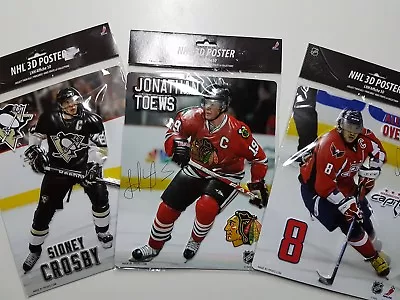 NHL 3D Poster Brand New & Sealed - YOU PICK FROM LIST • $3.69