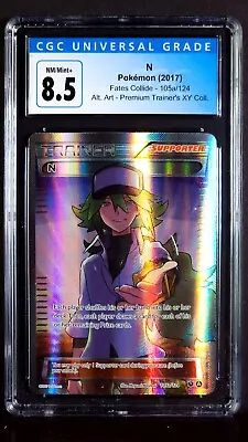 N Full Art 105a/124 Fates Collide NM/Mint+ CGC 8.5 Alt/Alternate 2017 Premium • $75