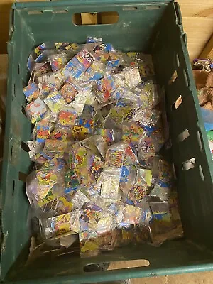Qubix Tazos Job Lot - 100s Of Sealed Looney Tunes Walkers Tazos From The 90/00s • £200