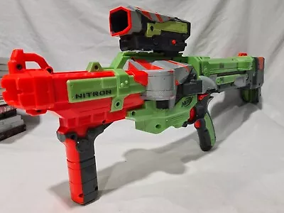 Nerf Vortex Nitron Fully Automatic Disc Blaster No Ammo And No Clip - Working • $27.30