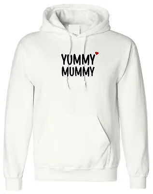 Yummy Mummy Hoodie Hoody Hood Funny Birthday Gift For Mother's Day Mama Mom Xmas • £19.99