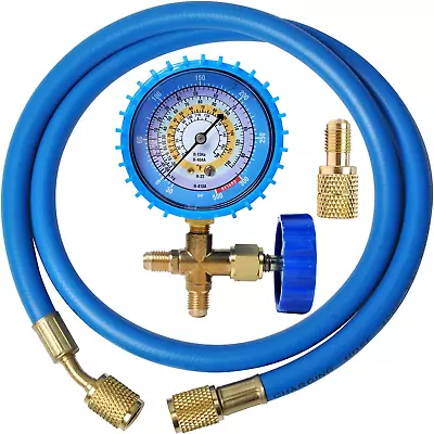 R410A Recharge Kit AC Charging Hose R134A R22 R404A R410A Manifold Gauge Hose K • $32.71