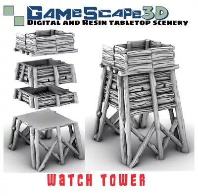 Watchtower Lookout Tower Terrain Building Scenery Miniature | D&D DnD • $19.99