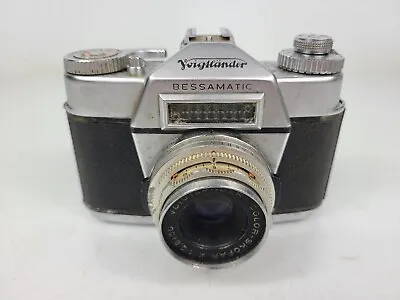 Vintage Voigtlander Bessamatic 35mm Film Camera W/ 1:2.8/50mm • $64.97