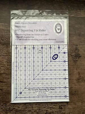 Marti Michell My Favorite Squaring Up Ruler-6-1/2 X6-1/2  • $11