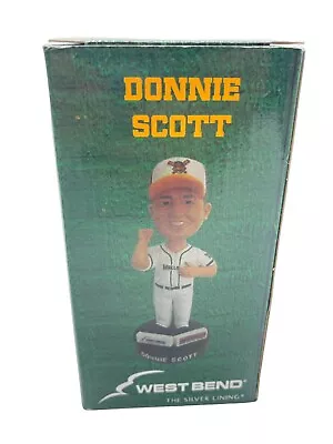 Madison Mallards Manager Donnie Scott Bobblehead Baseball West Bend Unboxed • $16