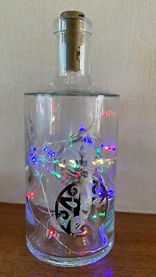 Christmas Baubles Decorated Bottle With Lights Table Centre Piece Xmas Lights • £20.47