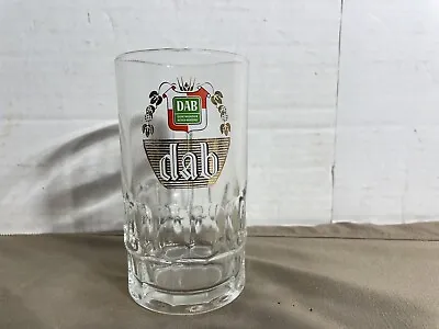 Vintage Dortmunder Actien-Brauerei DAB Dimpled Glass Beer Mug .25L Made In Italy • $16.50