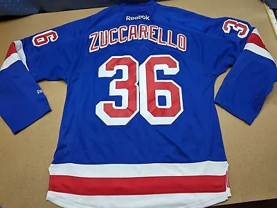 Reebok New York Rangers Hockey Jersey Small #36 Mats Zuccarello NHL 2015 Player • $99.95