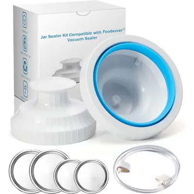 $8.99 • Buy Mason Jar Vacuum Sealer Kit For Foodsaver Food Saver Jar Sealer Attachment Food
