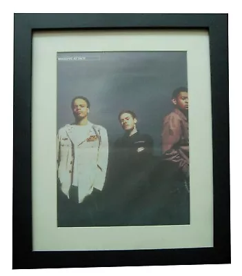 £69.95 • Buy Massive Attack+photo+picture+poster+ad+rare Original 1998+framed+fast World Ship