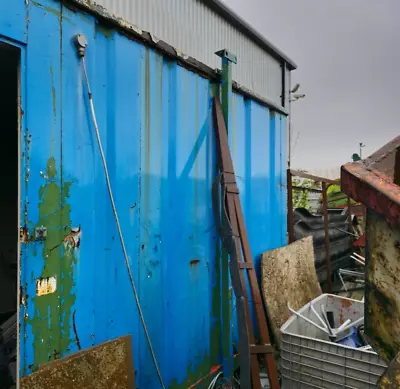 24ft Portable Office Site Cabin Container Anti Vandal Steel Welfare Unit • £0.99