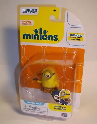 Minions Movie Poseable Medieval Minion Thinkway Toys New Despicable Me • $3.99