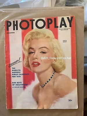 MARILYN MONROE Photoplay Magazine December 1953 • $295