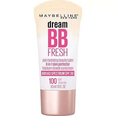 Maybelline Dream Fresh Skin Hydrating BB Cream SPF 30 Light 1 Fl Oz • $9.99