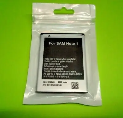 NON OEM SAMSUNG GALAXY NOTE 1 BATTERY EB615268V FOR I9220 N7000 I717 T879 • $12.99