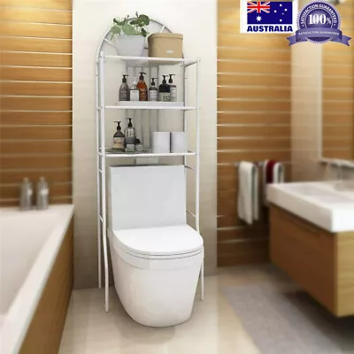 3 Tiers Bathroom Rack Shelf Over Toilet Storage Cabinet Paper Holder Organizer • $40.99