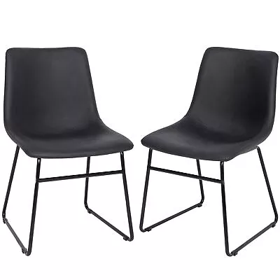 2PCS Durable Furniture 32 H Industrial Dining Chair Durable Steel Frame Indoor • $70.58