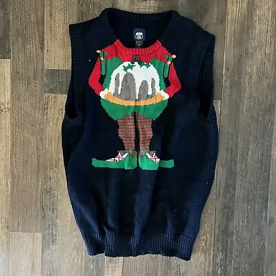 Route 66 Men’s Sweater Vest Elf Body Tacky Christmas Outfit Sweater Medium M • $8