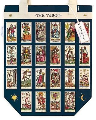 Cavallini & Co. Tarot Vintage Style Canvas Tote Bag • $21.95