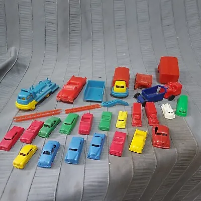 21  Lot Vtg Plastic Toy Cars Trucks  Processed Wanna Toys Gilmark Cadillac  • $19.99