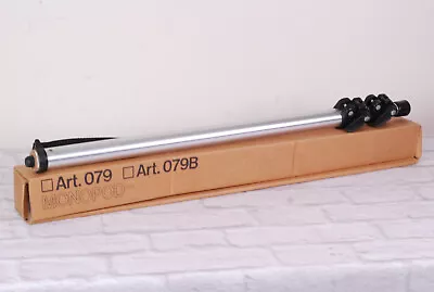 Manfrotto Professional 079 Aluminium 3-stage Monopod Boxed 160cm Tall • £24.99