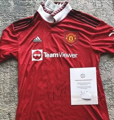 Fred Signed Manchester United Shirt Direct From The Club • $211.37