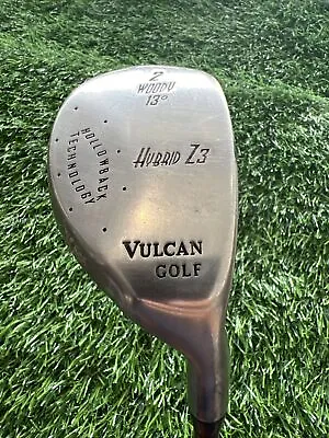 Vulcan Golf Z3 Hybrid 13* Degree 13 Woody RH ~ Regular Flex Graphite Shaft #H124 • $29.97