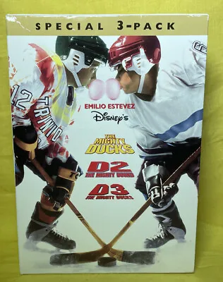 The Mighty Ducks DVD Box Set (DVD 2002) & Nosedive Figurine W/O Hockey Stick • $12