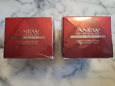 £24.99 • Buy 2 X Avon Anew Reversalist Night Cream - Complete Renewal- Full Size 2 X 50ml