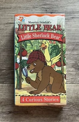 Little Bear: Little Sherlock Bear (VHS 2001 Nick Jr) Maurice Sendak SEALED NEW • $17.95