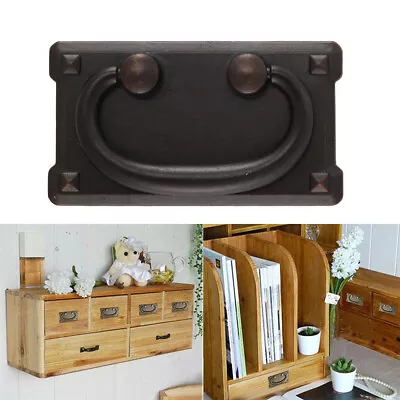 4/8Pcs Rustic Handle Oak Furniture Land Replacement Black Bronze Handles Cheaper • £10.94