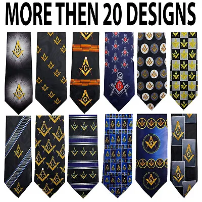 Brand New Harris Men's Masonic Necktie Mason Neck Tie  • $17.99