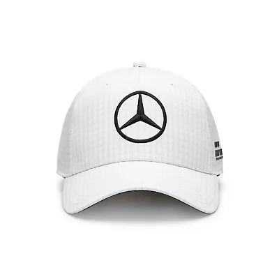 Mercedes AMG Petronas Lewis Hamilton 2023 Driver KIDS Baseball Cap White • £21.95