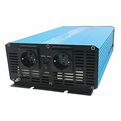 Voltage Converter Inverter 2500 5000 Watts Pure Sine 24V 230V NEW Original Packaging • £293.84