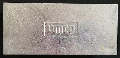 VINTAGE  STAMPED  UMCO Tackle Box Model 10 Double Sided Aluminum Vintage Fishing • $14.99