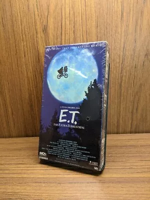 E.T. The Extra-Terrestrial Vhs 1988 Release Black And Green Factory Sealed • $9.99