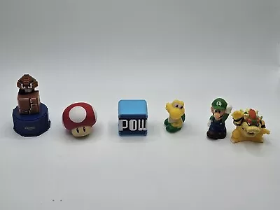 Super Mario Bros & Mario Kart Wii Gashapon Figure Lot Of 6 US Seller • $10