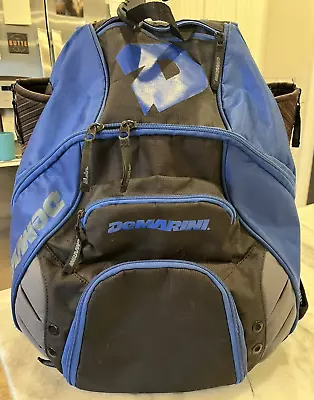 Black & Blue Demarini Voodoo Rebirth Baseball Softball Equipment Bat Backpack • $26.99