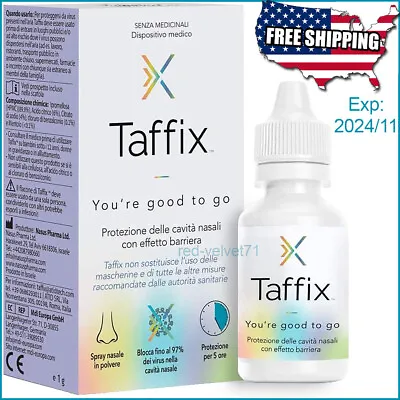 New Taffix 1000mg 👃 Nasal Powder Spray 🛡 Blocks 97% Of Viruses 🕔5h Protection • $159.99