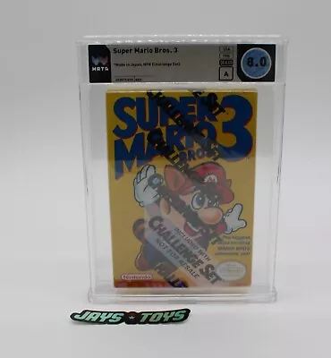 Super Mario Bros. 3  NFR Challenge Set 1990 Nintendo NES Sealed WATA 8.0 A • $255