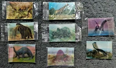 Complete Set Of 8 Kellogg's Prehistoric Monsters & The Present Flikka-Pics Cards • £9.99