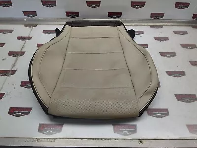 15-23 Mustang GT OEM Front Right Passenger Seat Cover Black Ceramic Gray Leather • $116.99