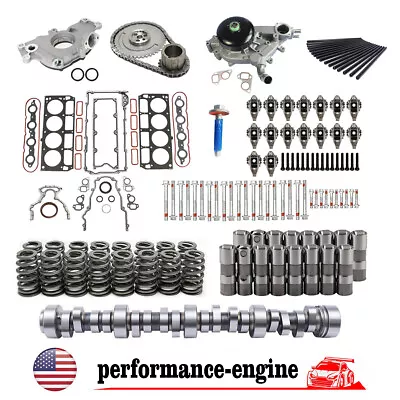 FIT Chevy GMC 4.8 5.3 6.0L Sloppy Mechanics Stage 2 Cam Lifters Timing Chain Kit • $668