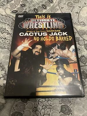 Ecw Wwe Ultimate Wrestling Cactus Jack No Holds Barred Mick Foley Region 0 Dvd • £19.99