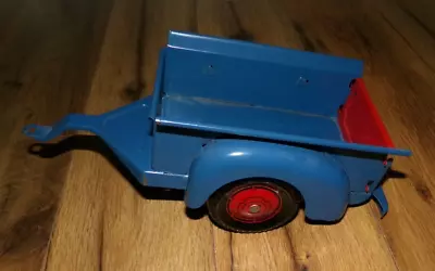 **TRAILER ONLY** VTG 1940s 1950s Louis Marx Willys Jeep Pressed Steel Toy Truck • $89.99