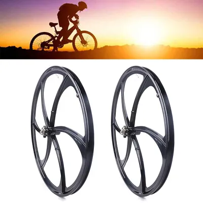 $112.81 • Buy Fit 26  MTB Mountain Bike Wheel Set Wheelset Rims Disc Brake 8/9/10 Speed Gear
