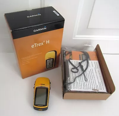 NEW OPEN BOX!! 2007 GARMIN ETREX H HIGH-SENSITIVITY GPS RECEIVER #010-00631-00 • $79.99