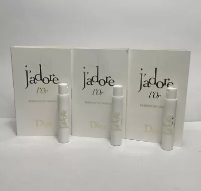 3x Dior J’adore L’or Essence De Perfum 1 Ml / 0.3 Fl Oz Each • $25