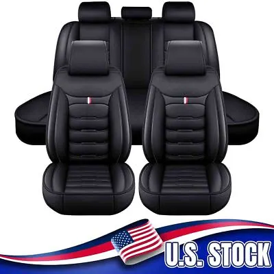 For Ford Mustang Car Seat Cover Full Set PU Leather 5-Seats Front Rear Protector • $88.95
